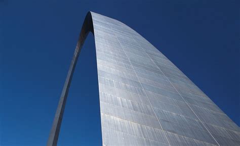 The Gateway Arch:  An Imposing Metallic Arc Reaching for the Skies!